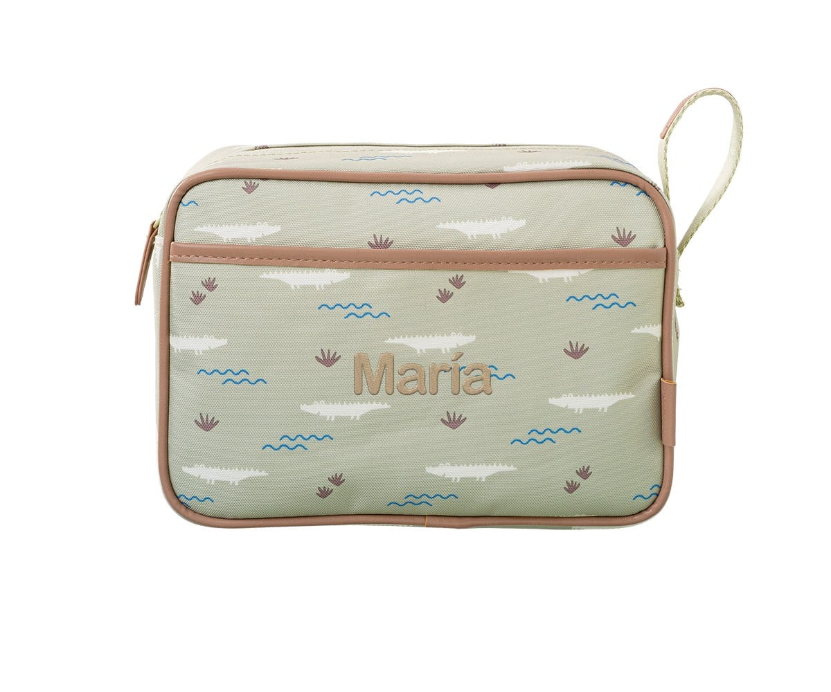 Beauty Case da Viaggio Impermeabile Coccodrillo
