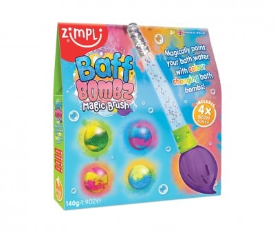 Pinceau Magique + 4 Bombes de Bain
