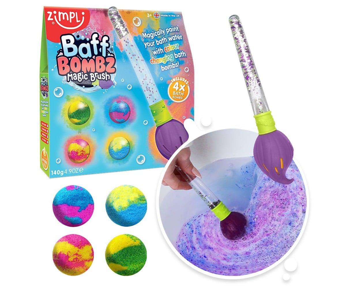Pinceau Magique + 4 Bombes de Bain