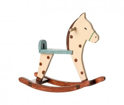 Cavalo baloiço Mouse Maileg Dots