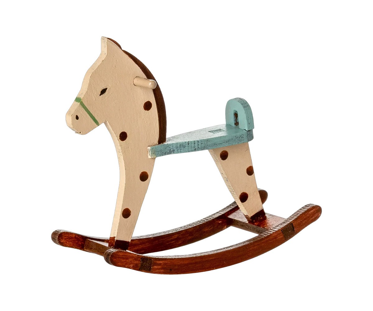 Cavalo baloiço Mouse Maileg Dots