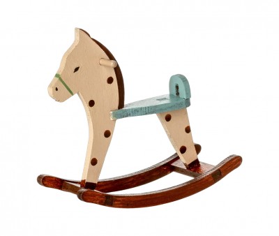 Cavalo baloiço Mouse Maileg Dots