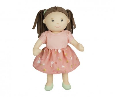 Bambola in Tessuto Lucie con Vestito Personalizzabile 32 cm