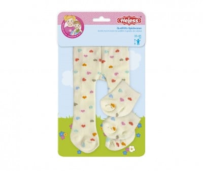 Collants et Chaussettes Herz Konfetti pour Poupées