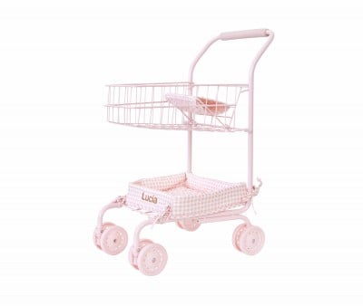 Personalized Vichy Shopping Cart