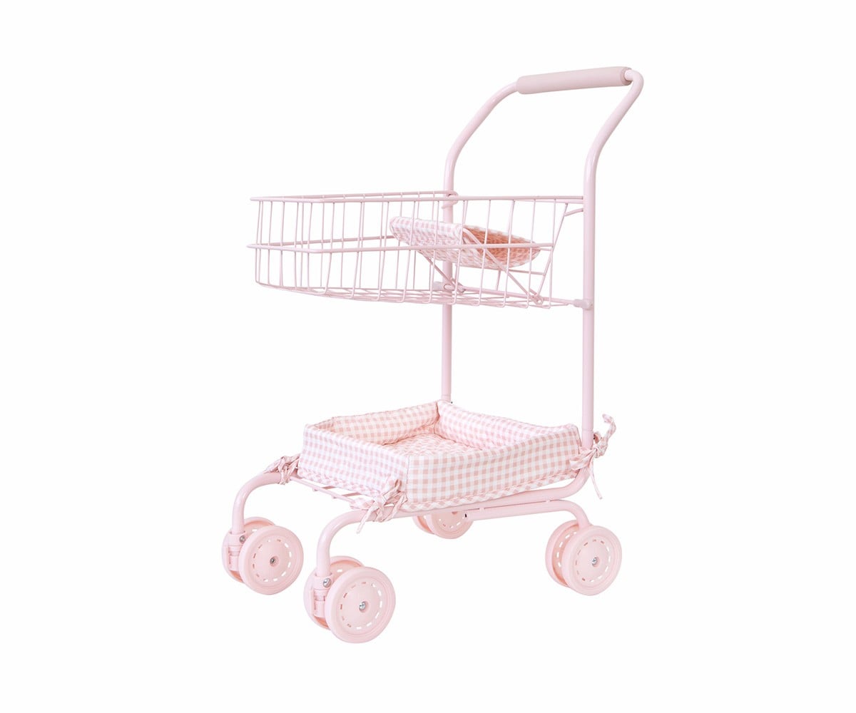 Personalized Vichy Shopping Cart