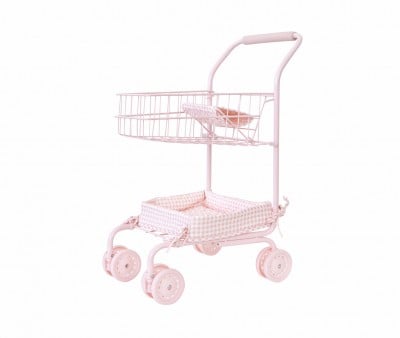 Personalized Vichy Shopping Cart