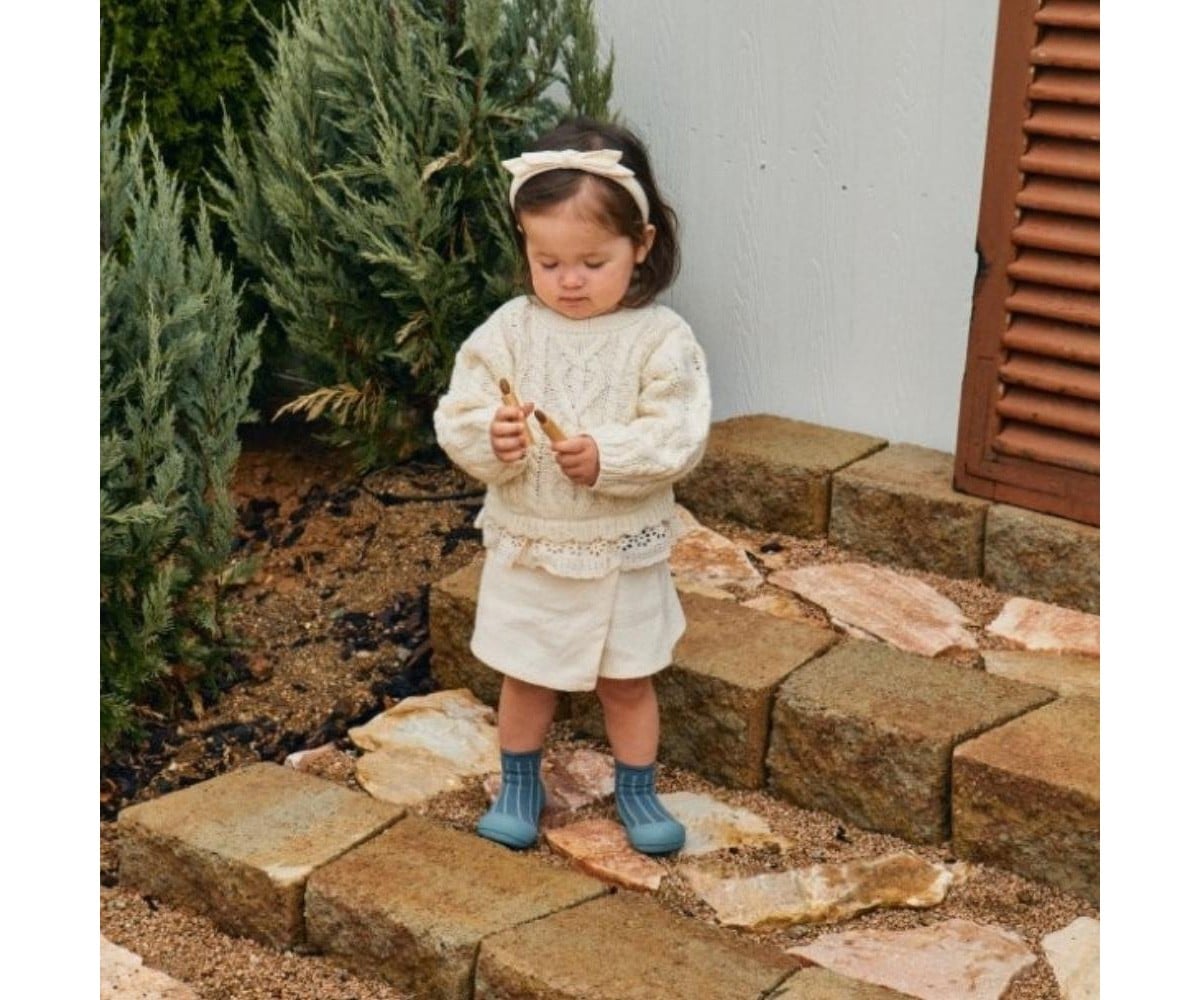 Chaussons Attipas Piping Blue