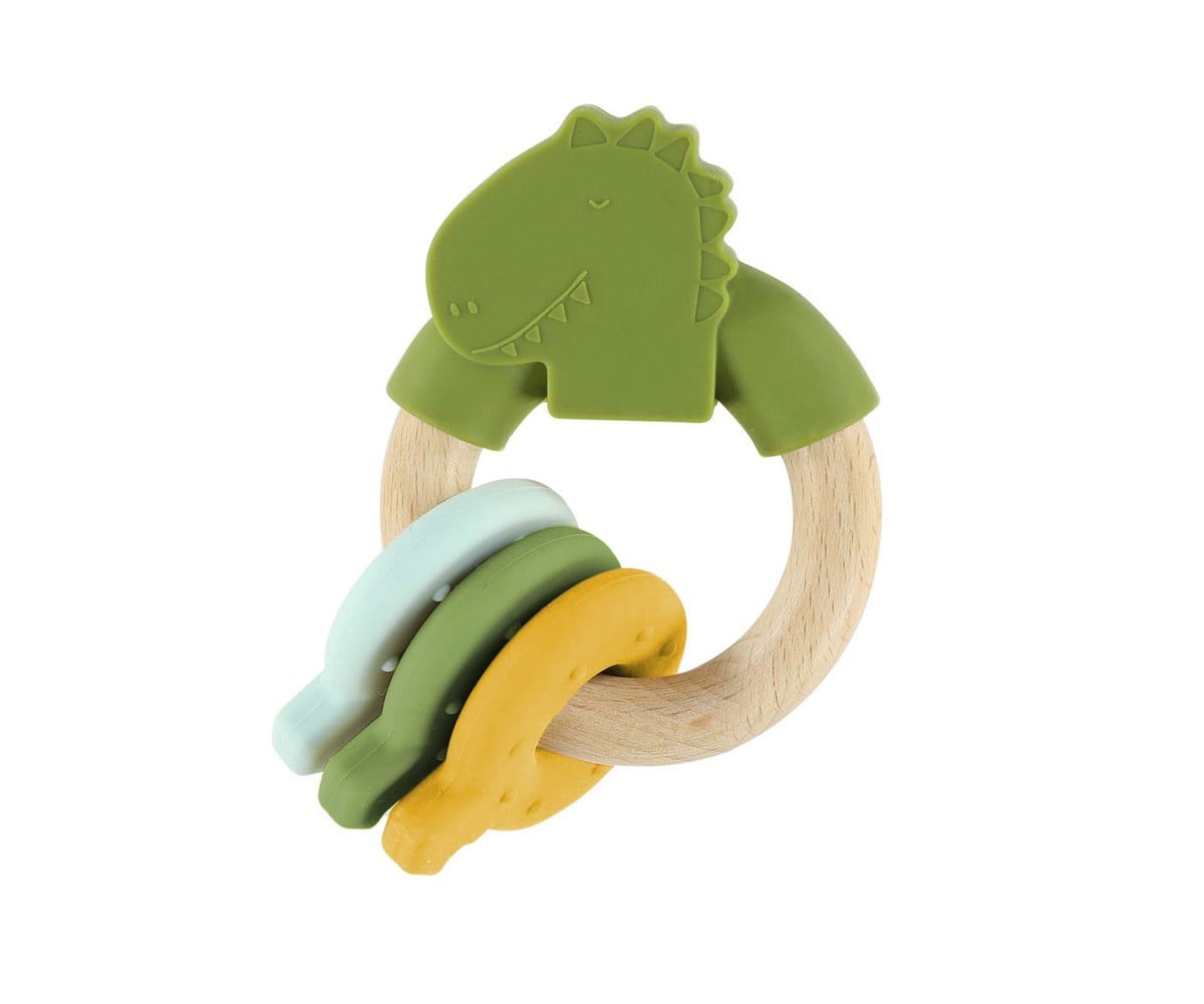 Mordedor Silicone Chaveiro Mr. Dino