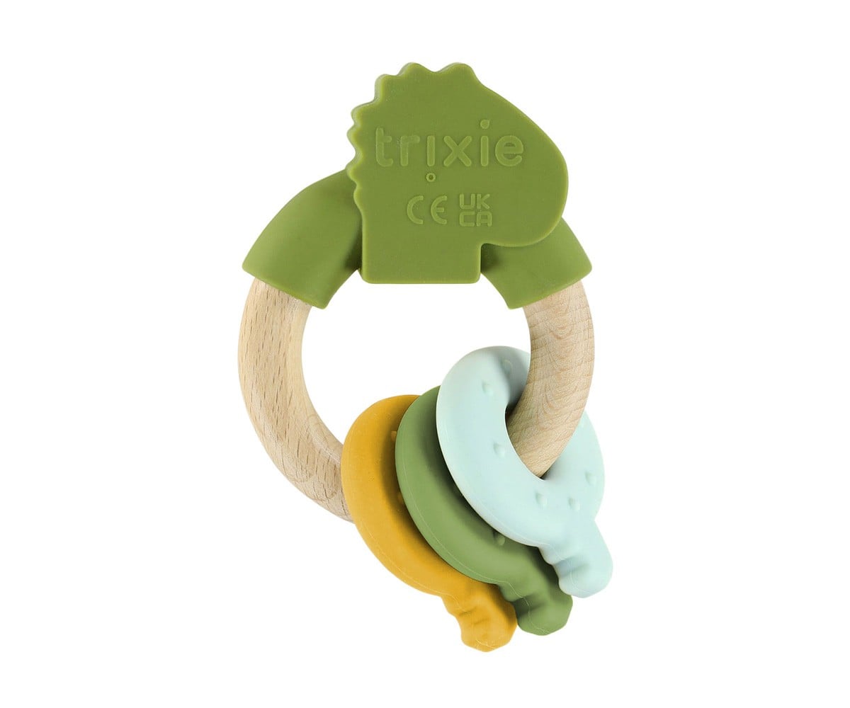 Mordedor Silicone Chaveiro Mr. Dino