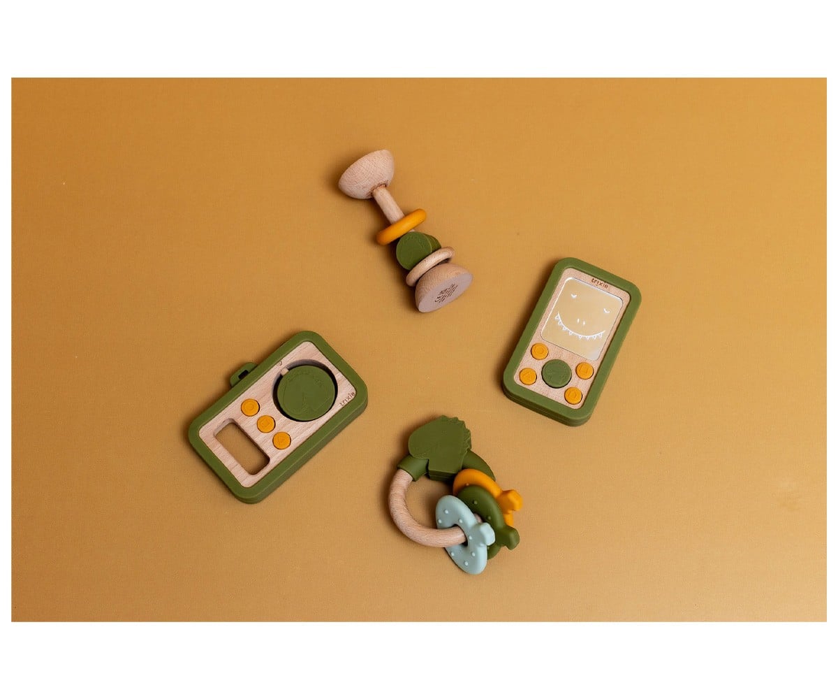 Mordedor Silicone Chaveiro Mr. Dino