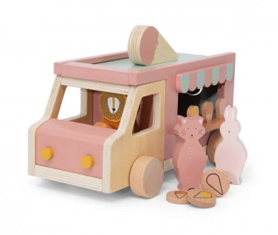 Camioncino Gelati Legno Animali Trixie