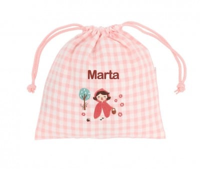 Bolsa de lanche personalizável Vichy Little Red
