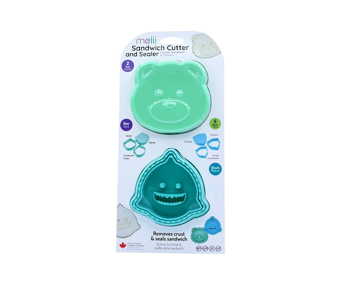 2 Emporte-Pièces Sandwich Ourson + Requin