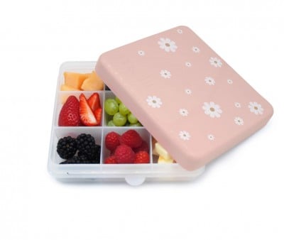 Boîte Snackle 9 Compartiments Peach Daisy Print