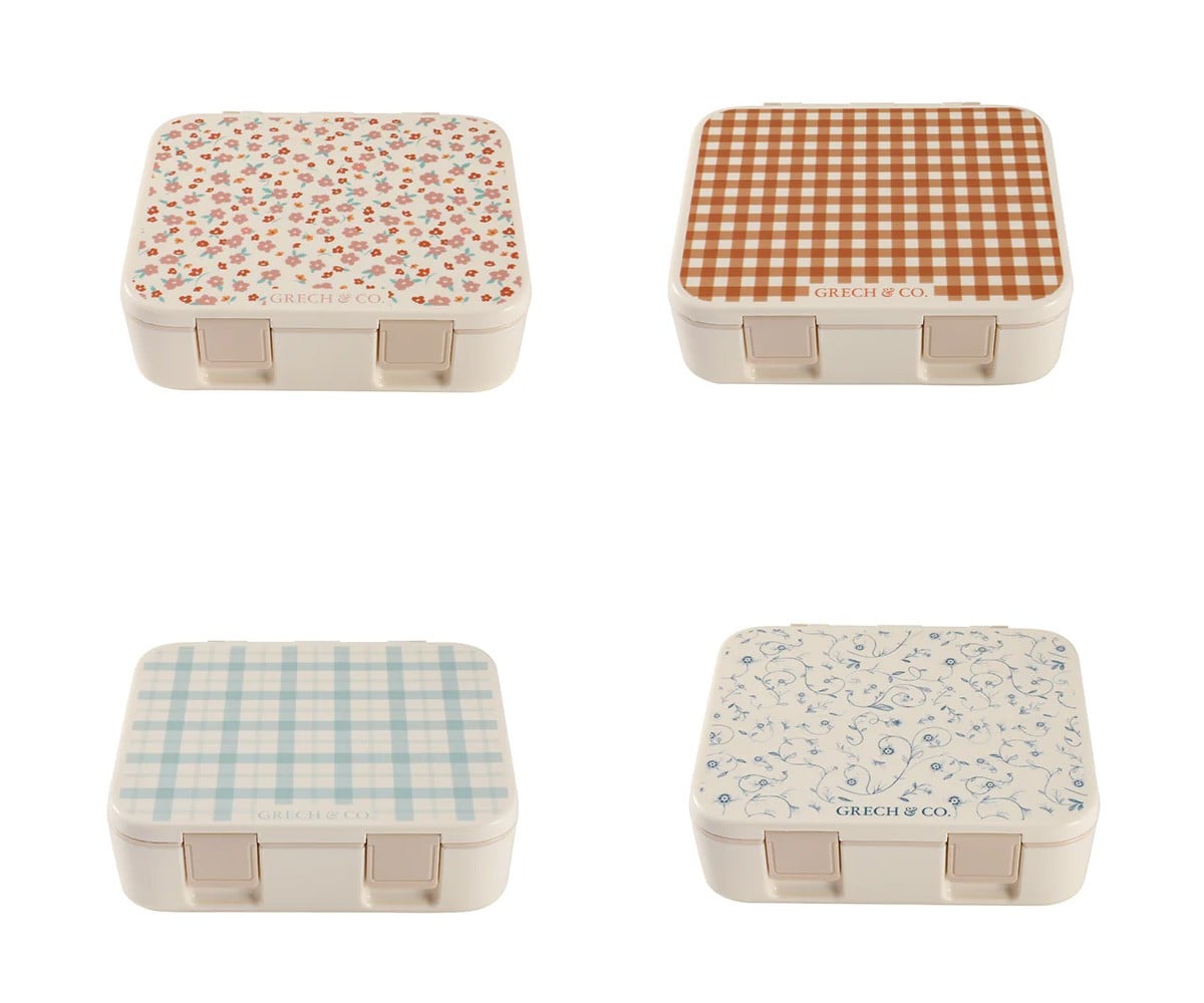 Caja de Almuerzo 3 Compartimentos Fern Plaid