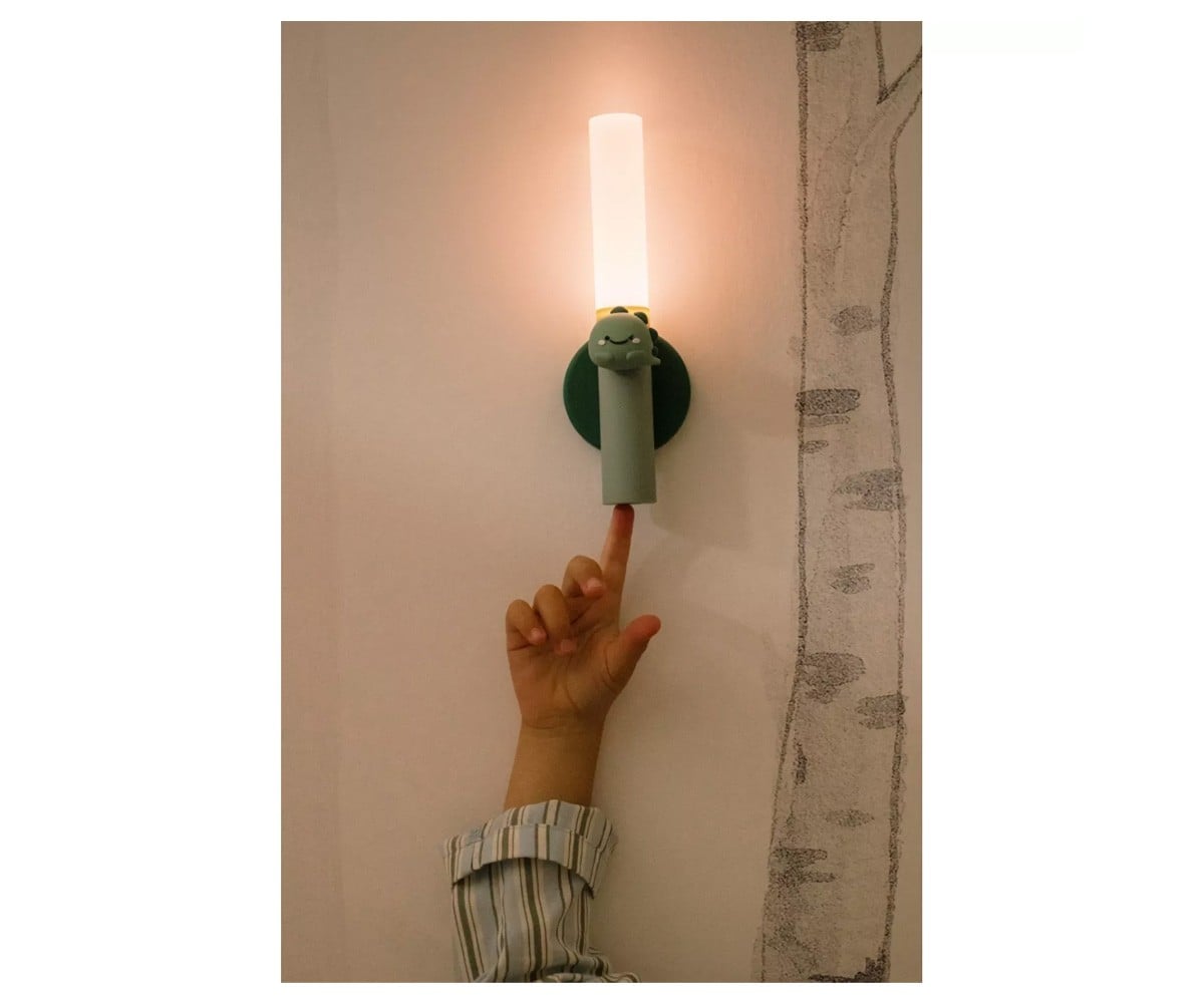 Lampe Enfant 3-en-1 Zoo Light Dino Vert