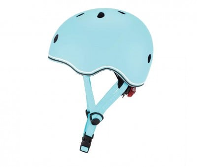 Casco Go Up Lights Azul Pastel