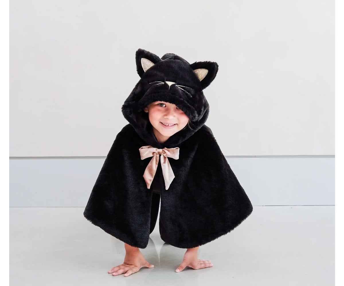 Black Cat Cape Costume