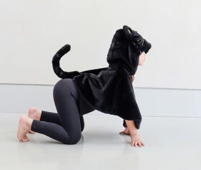 Black Cat Cape Costume