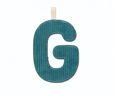 Lettre G Phosphorescente en Tissu