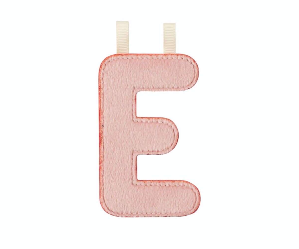 Lettera Tela Lilliputiens Fosforescente E Rosa