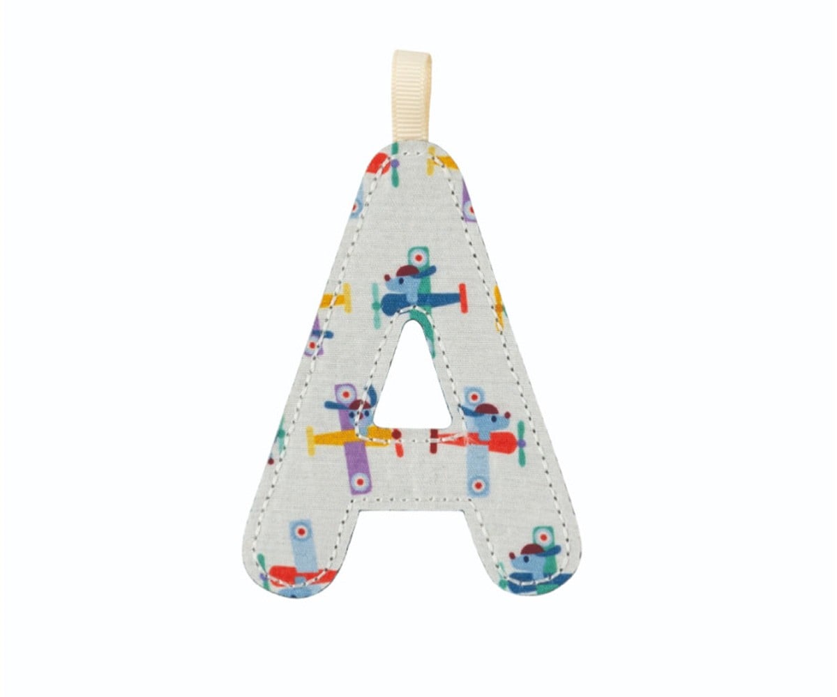 Lettera Tela Lilliputiens Reversibile Fosforescente A Azzurro