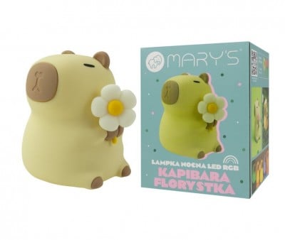 Veilleuse LED Capybara Fleuriste