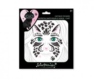 Set di Adesivi Viso Black Cat