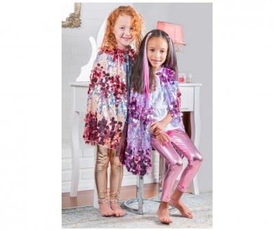 Capa Infantil Lentejuelas The 5th Avenue Purple