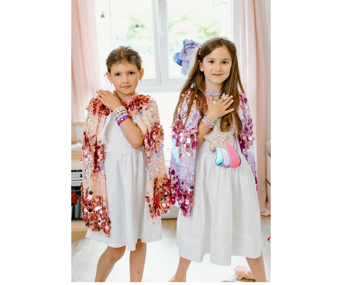 Capa Infantil Lentejuelas The 5th Avenue Pink