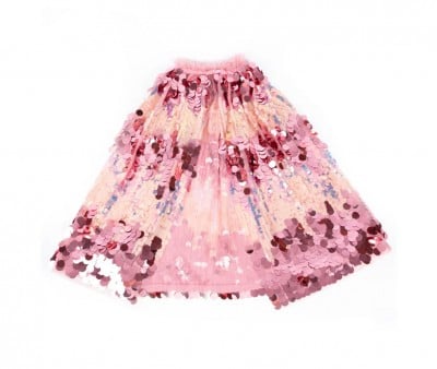Capa infantil de lantejoulas The 5th Avenue Pink 