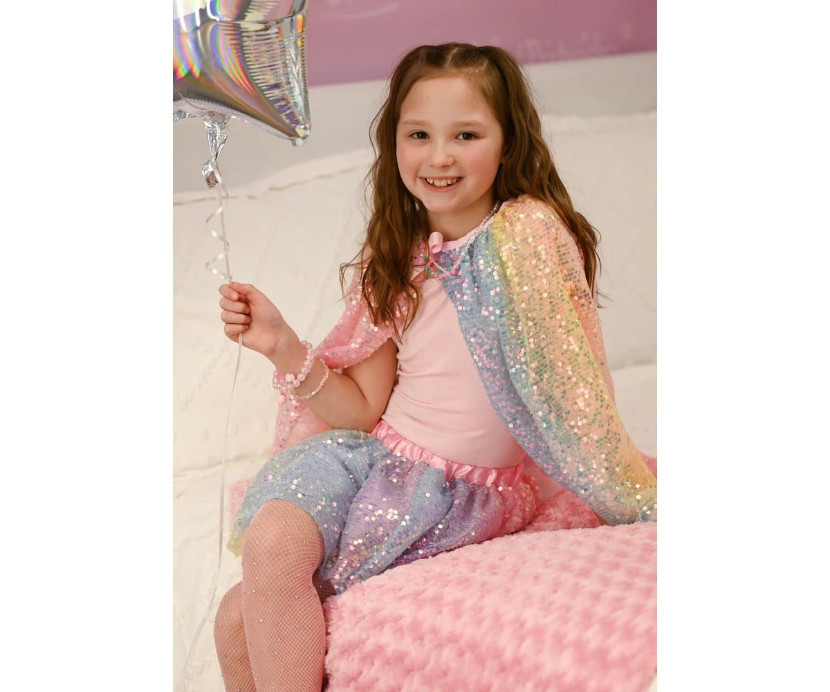Mantello Paillettes Ombre 4-6 anni