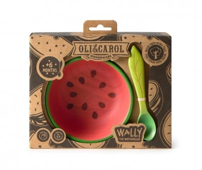 Ciotola e Cucchiaio in Legno Wally The Watermelon