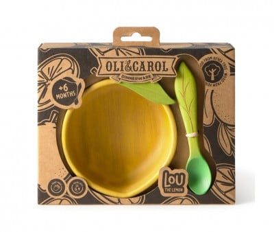 Ciotola e Cucchiaio in Legno Lou The Lemon