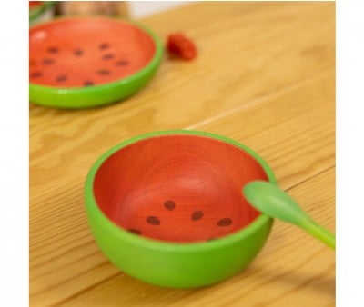 Stoviglie 3 Pezzi in Legno Wally The Watermelon
