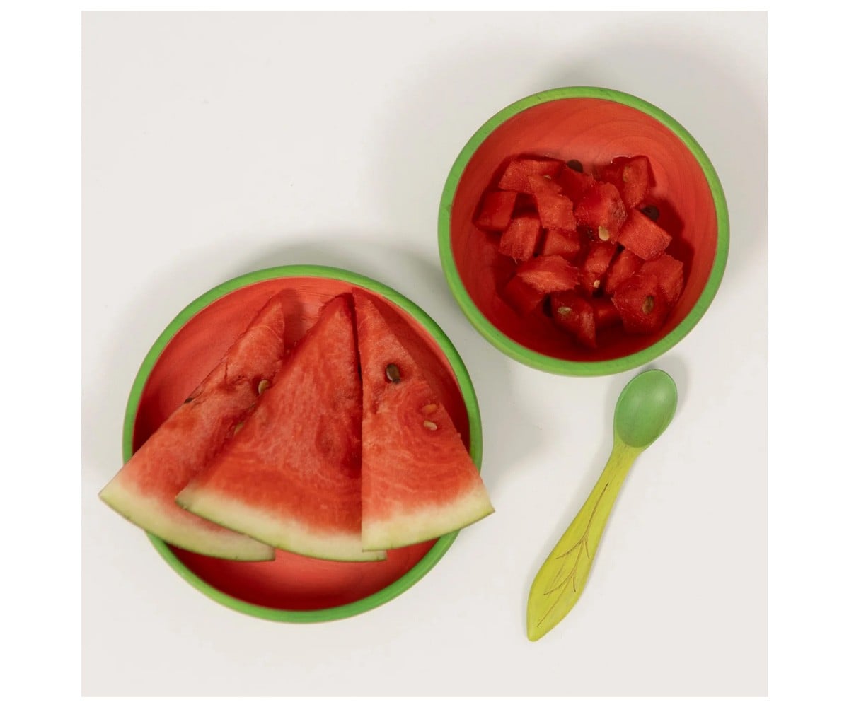 Stoviglie 3 Pezzi in Legno Wally The Watermelon
