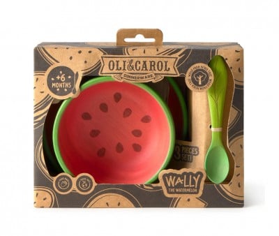 Stoviglie 3 Pezzi in Legno Wally The Watermelon