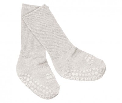 Calzine Antiscivolo Bambu Glitter Ivory