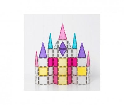 Construção Connetix Glitter Unicorn 56 peças