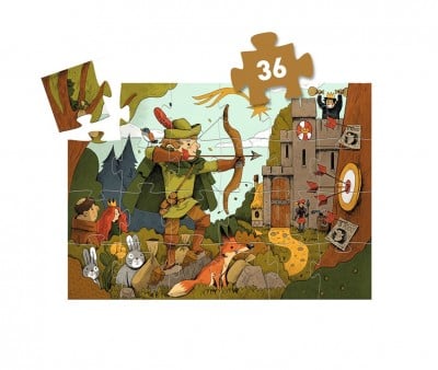 Puzzle Silhouette Robin Hood