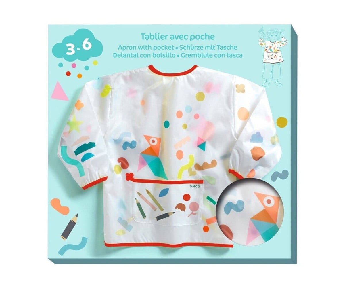 Grembiulino Craft Djeco con Tasca