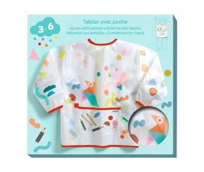 Grembiulino Craft Djeco con Tasca