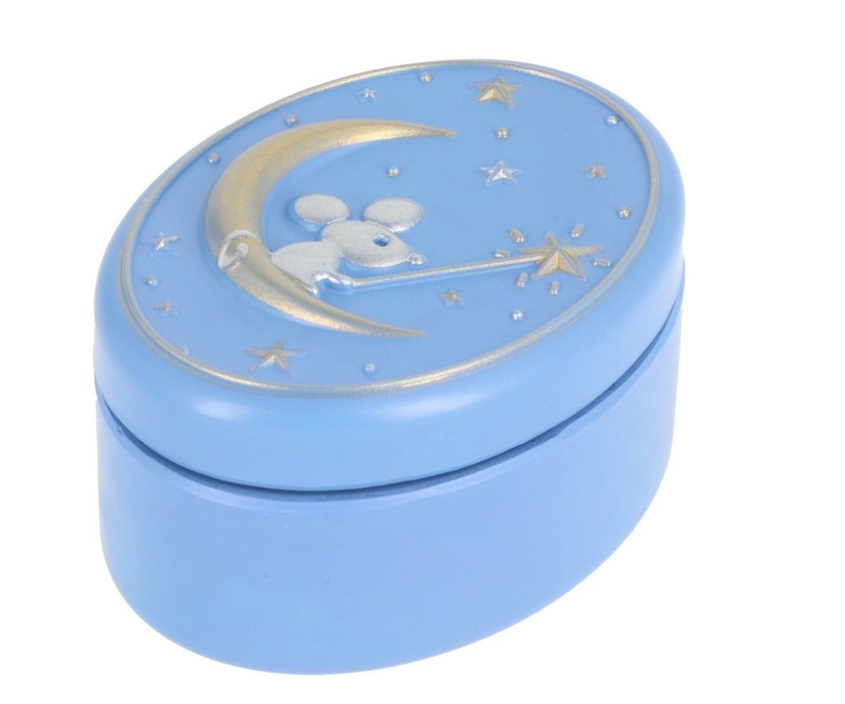 Boîte pour Dents de Lait Petite Souris Bleu Clair