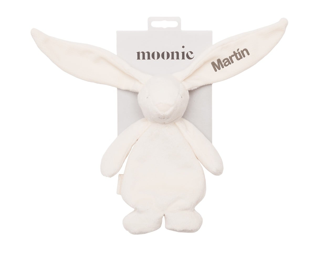 Peluche Sensoriale Coniglio Moonie Mini Cream Personalizzabile