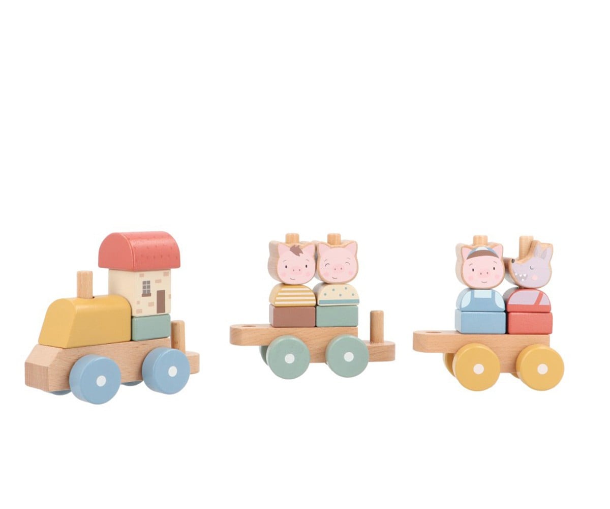 Trenino Little Pigs Family Personalizzabile