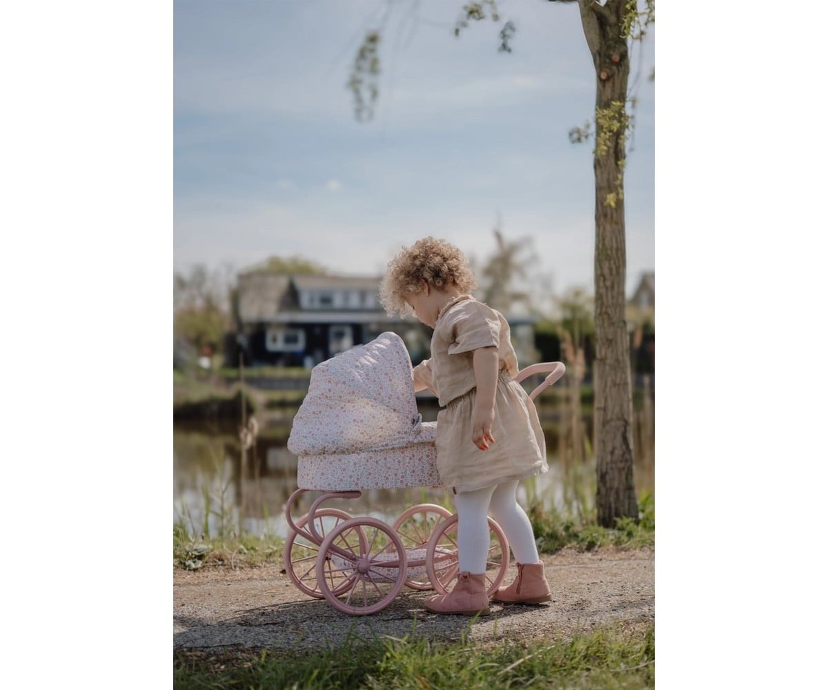 Carrito para Muñecas Metal Soft Flowers