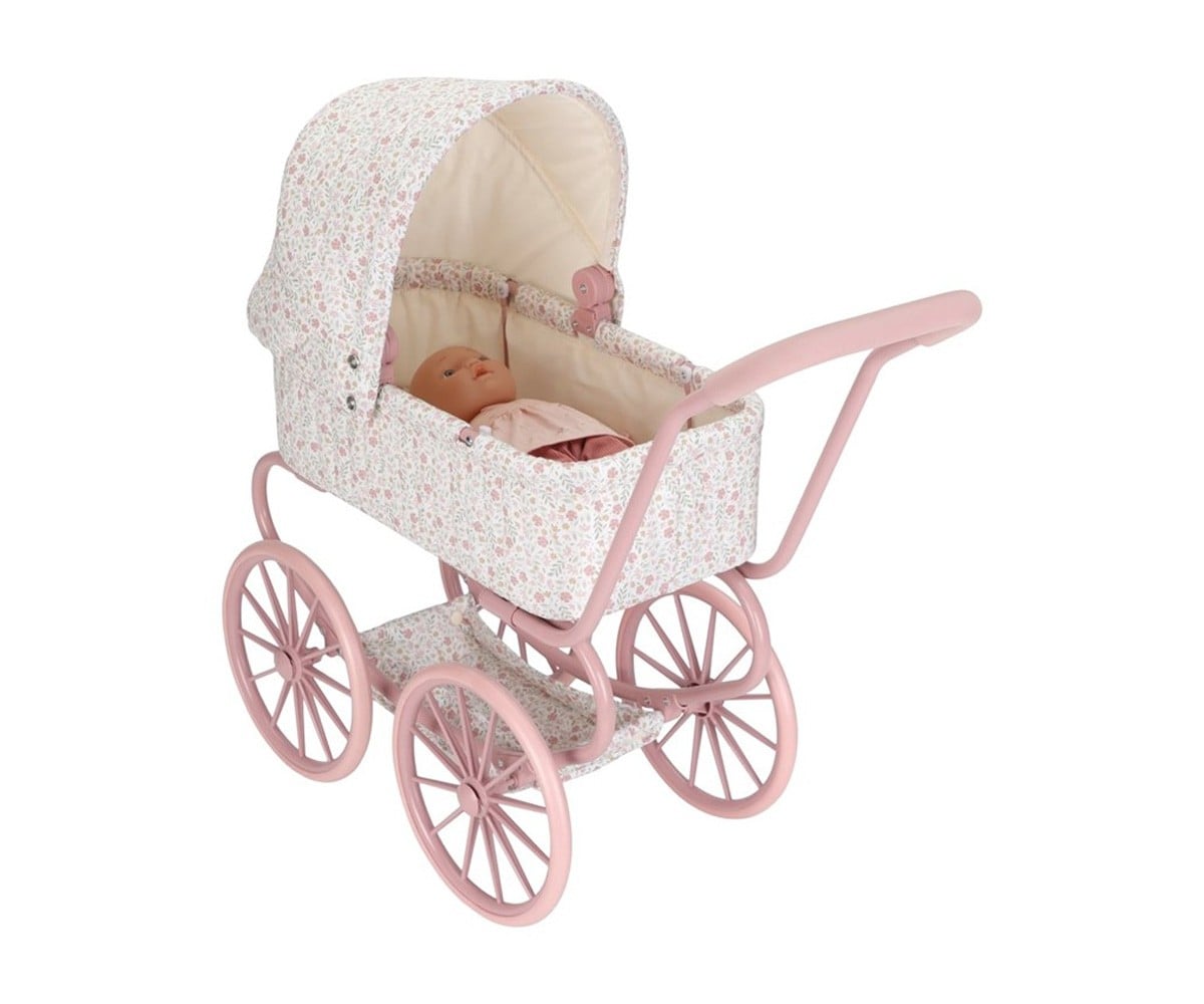 Carrito para Muñecas Metal Soft Flowers