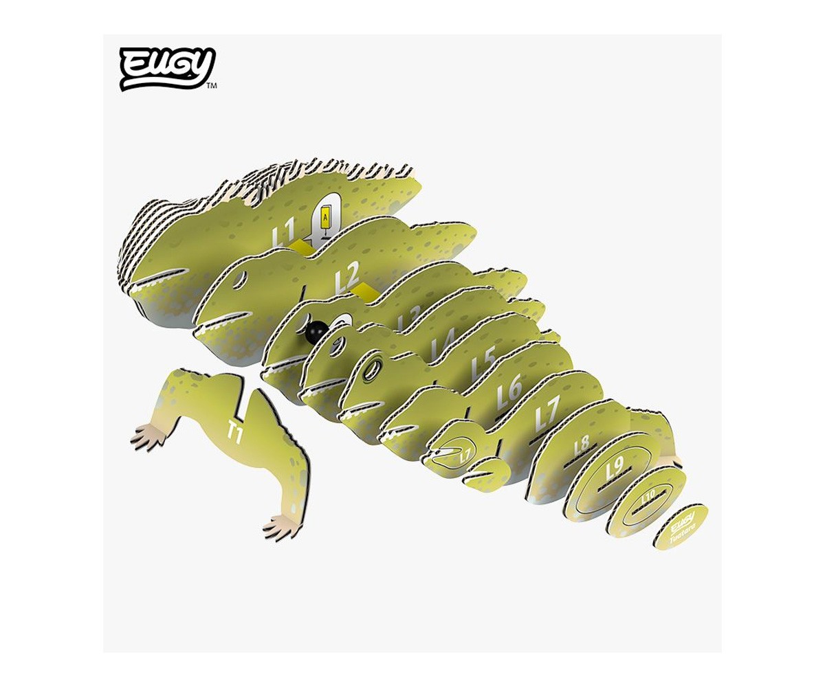 Puzzle 3D Eugy Tuatara
