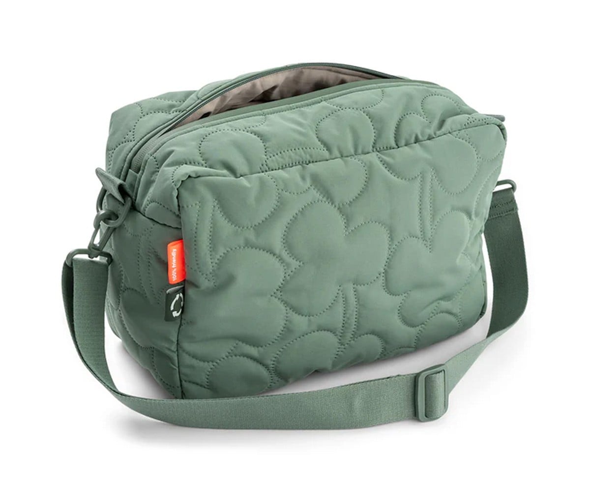 Bolsa de carro de bebé acolchoada verde